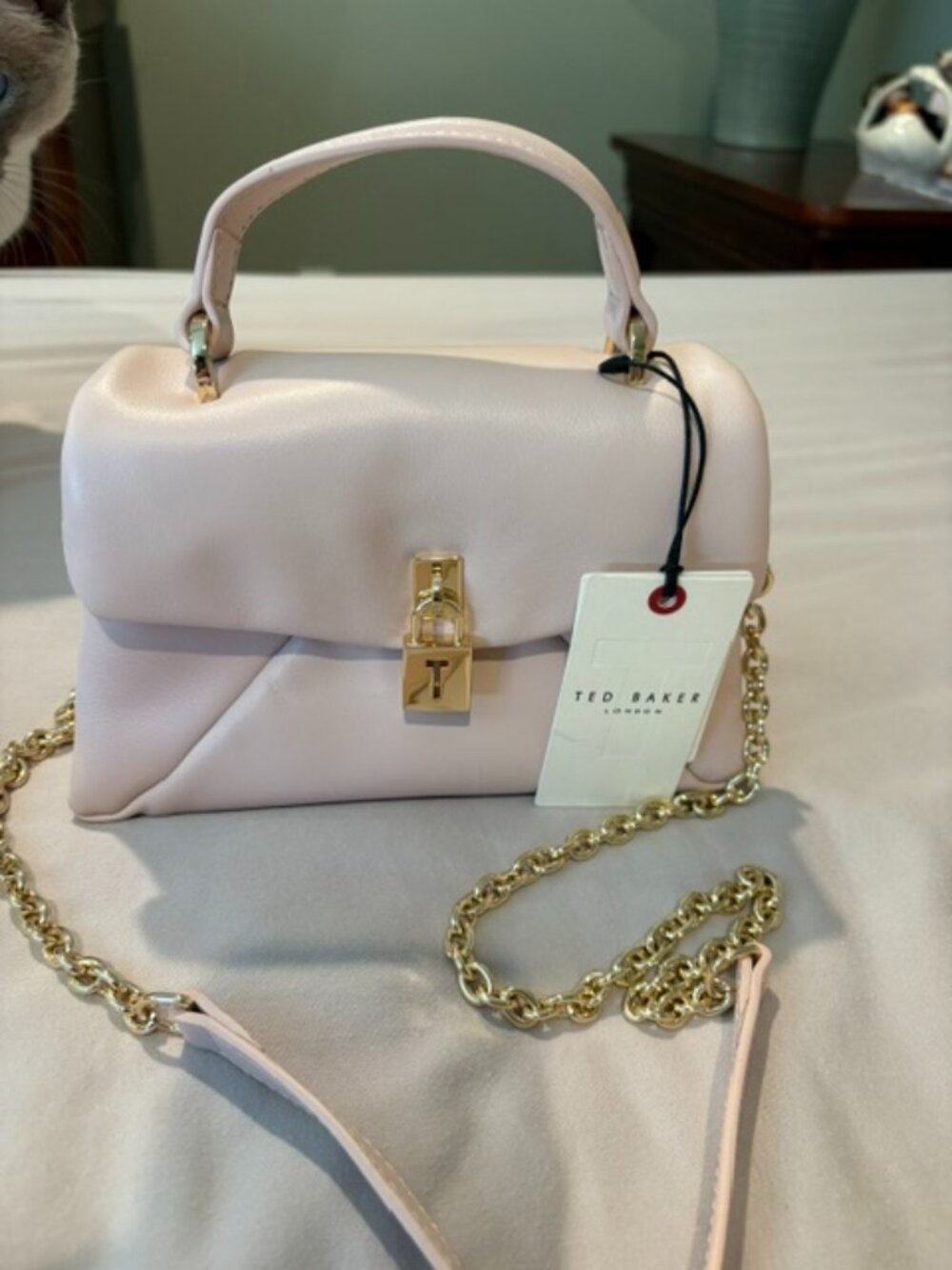 Ted Baker London  NWT BLUSH Leather  Mini Bag